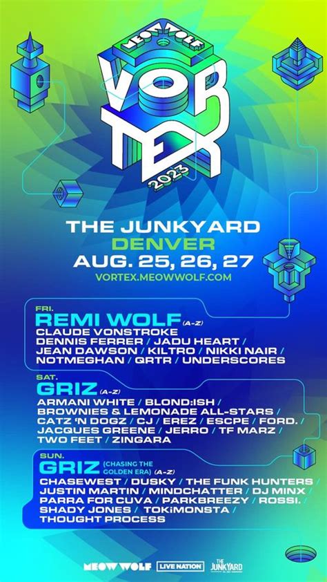 Meow Wolf’s Vortex music festival returns to Denver with GRiZ, Remi Wolf and more